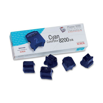 Xerox ColorStix 8200 Cyan Solid Ink Stick Xerox ColorStix 8200 Cyan Solid Ink Stick