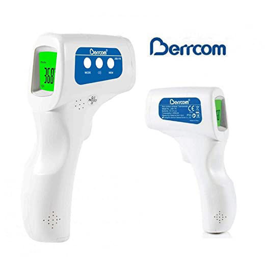 Picture of Berrcom No-Contact Infrared Forehead Thermometer Medical Grade - JXB-178